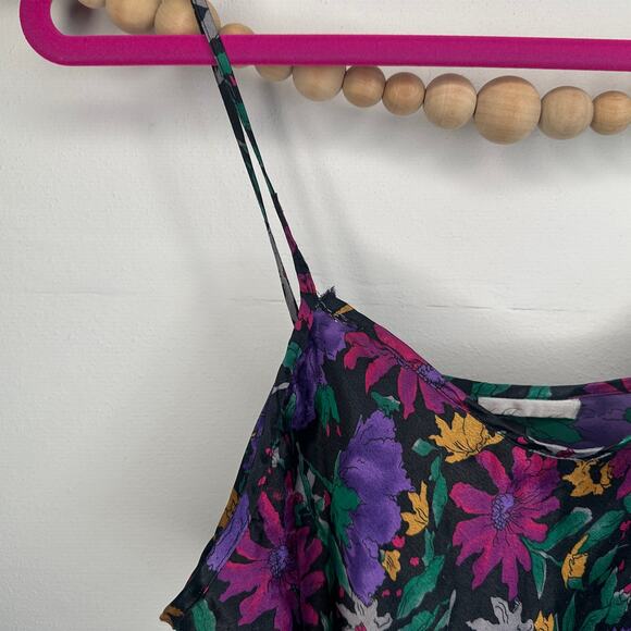 Vintage Inner Most Floral Satin Slip Dress - Picture 3 of 6